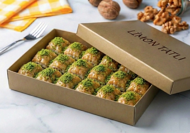 Geleneksel Tariflerle 1 kg Fıstıklı Baklava