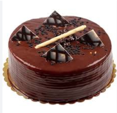 Hızlı Teslimat Taze Çikolatalı Yuvarlak Pasta 2-3 Kişilik